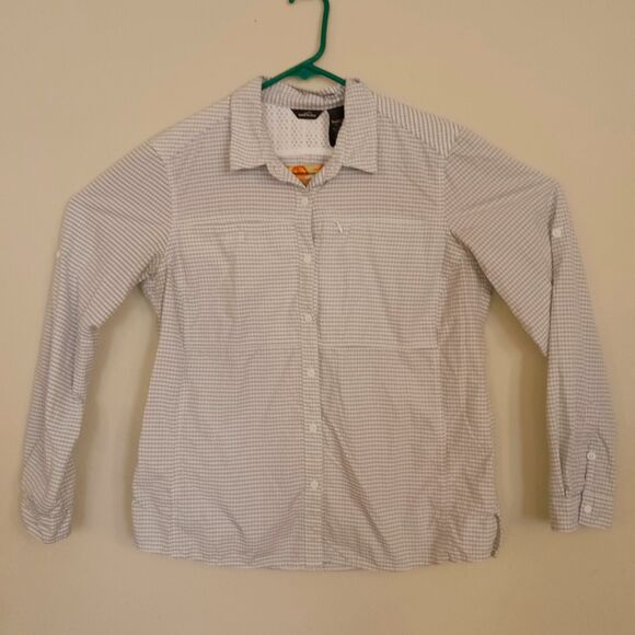 Eddie Bauer  Women's UPF Guide 2.0 button down pocket moisture wicking S - Picture 2 of 7